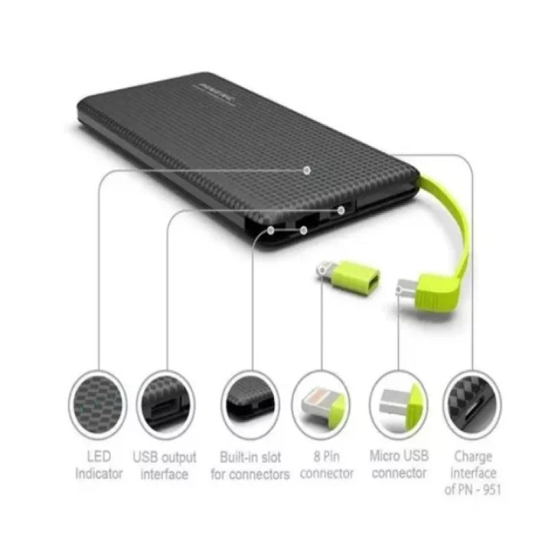 Carregador Portátil  Pineng Power Bank 10.000mAh