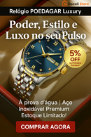 Relógio POEDAGAR Luxury De Aço Inoxidável