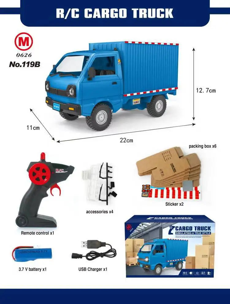 Mini Caminhão de Controle Remoto com luzes  Led