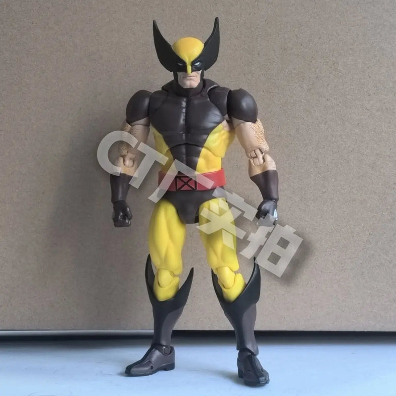 Action Figure  Mafex 138 Wolverine Figure Brown Comic X-Men