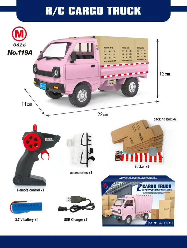 Mini Caminhão de Controle Remoto com luzes  Led